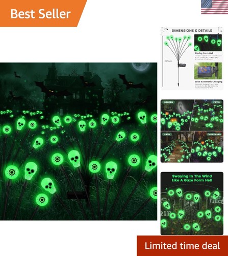 Solar powered eyeball pathway - eyeball,