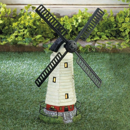 Solar led windmill lighthouse - led,