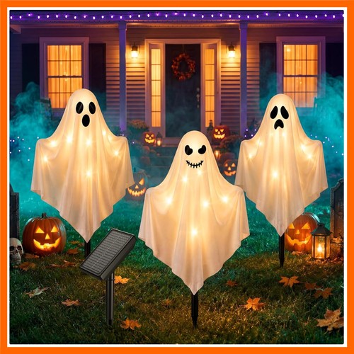 Solar halloween decorations - halloween,