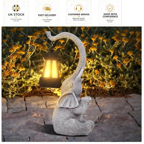 Unique solar elephant - unique, statue
